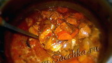 Рецепт Рагу с мясом