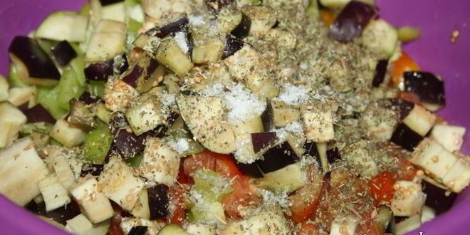 Рецепт рататуя на мангале