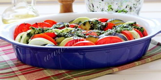 Рецепт рататуя по-деревенски