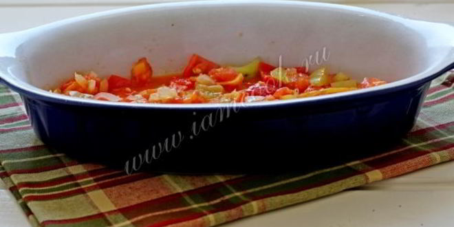 Рецепт рататуя по-деревенски