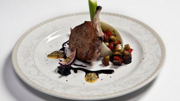 Рецепт Рататуя с фенхелем и свиной корейкой