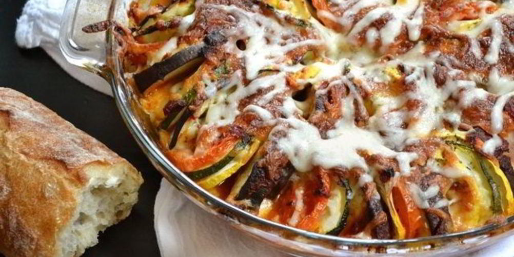 Как приготовить рататуй с моцареллой