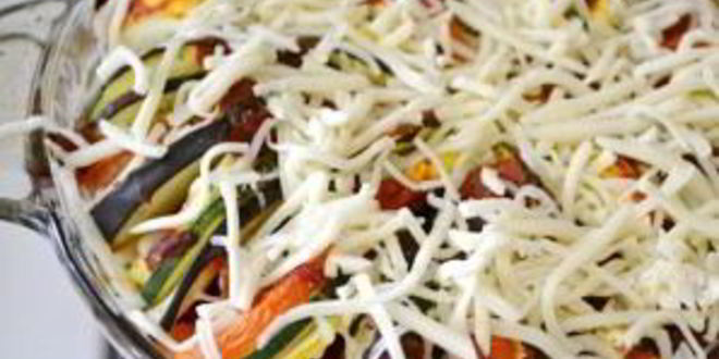 Рецепт рататуя с моцареллой