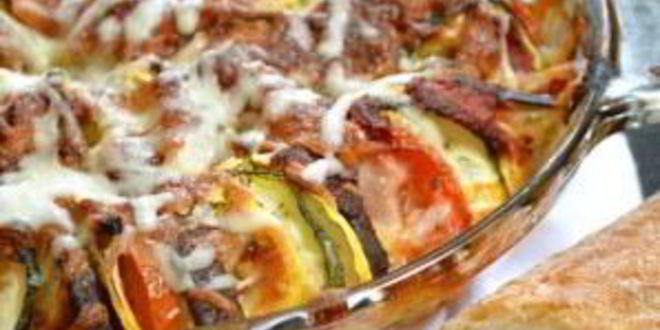 Рецепт рататуя с моцареллой