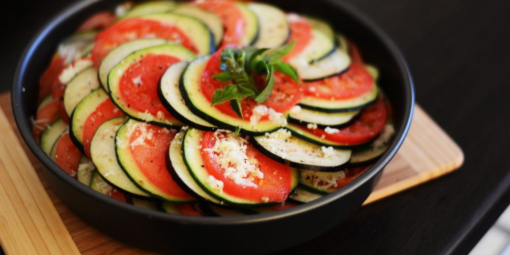 Как приготовить рататуй с сыром моцарелла