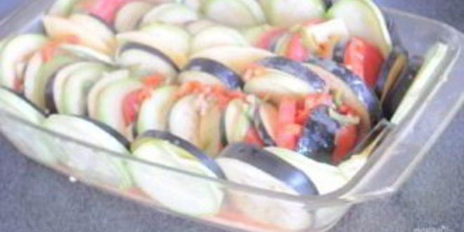 Рецепт рататуя с сыром в остром соусе