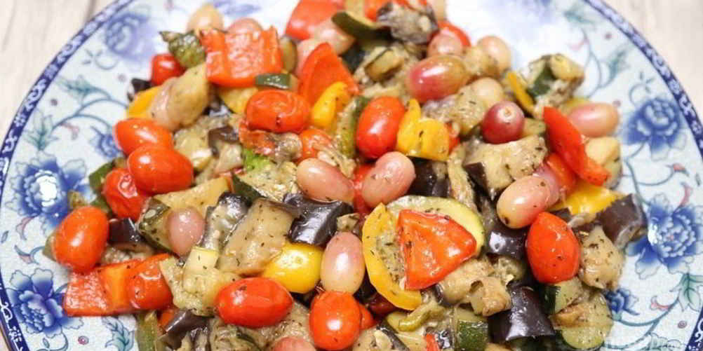 Как приготовить рататуй с виноградом