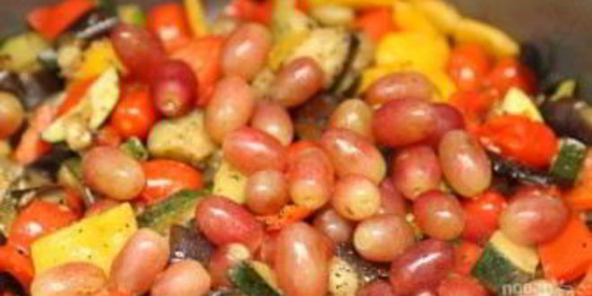 Рецепт рататуя с виноградом