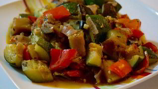 Рецепт Рататуя со свининой