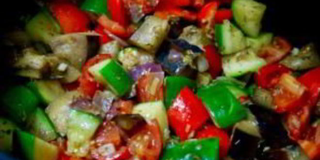 Рецепт рататуя со свининой