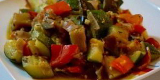 Рецепт рататуя со свининой