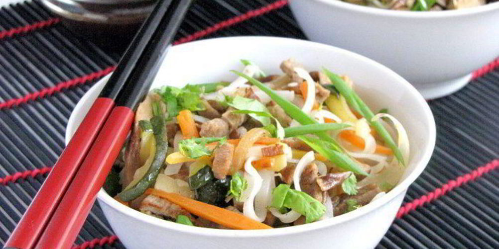 Как приготовить рисовую лапшу по-японски