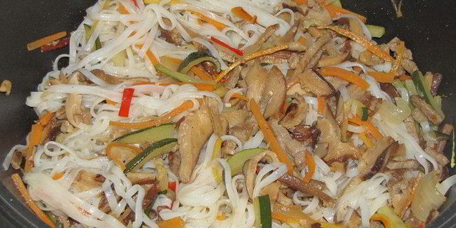 Рецепт рисовой лапши по-японски