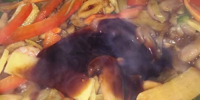 Рецепт рисовой лапши с креветками