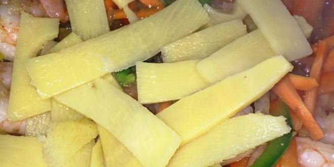 Рецепт рисовой лапши с креветками