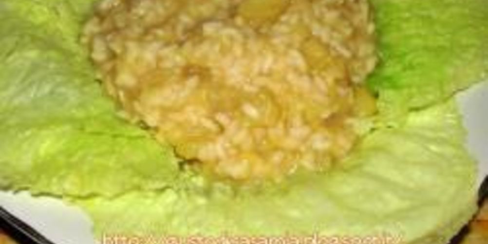 Как приготовить овощное ризотто с картофелем и капустой