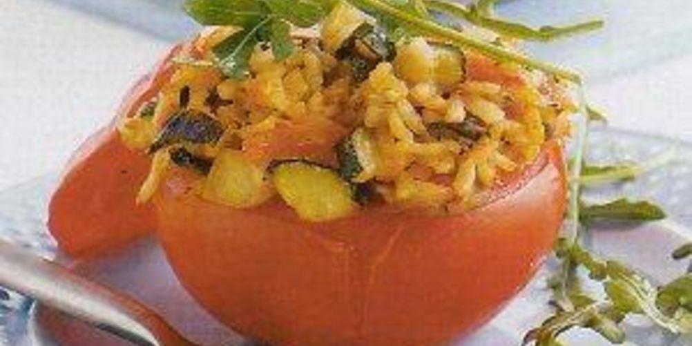 Как приготовить помидоры, фаршированные ризотто