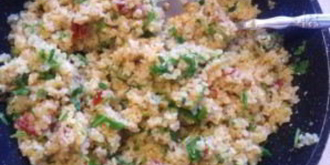 Рецепт ризотто из булгура с рукколой