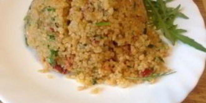 Рецепт ризотто из булгура с рукколой