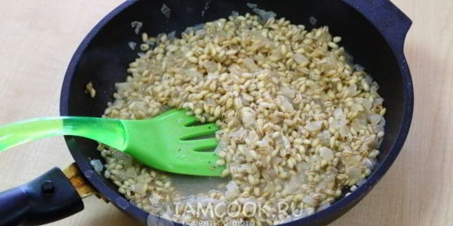 Рецепт ризотто из перловки