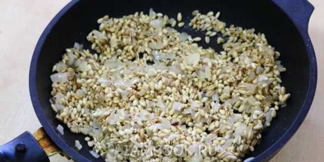 Рецепт ризотто из перловки