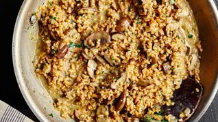 Рецепт Ризотто с белым вином и пармезаном