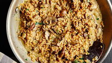 Рецепт Ризотто с белым вином и пармезаном