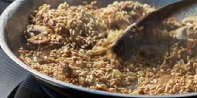 Рецепт ризотто с белым вином и пармезаном