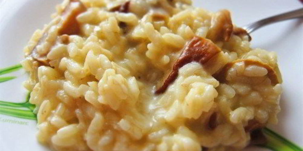 Как приготовить ризотто с белыми грибами и сливками