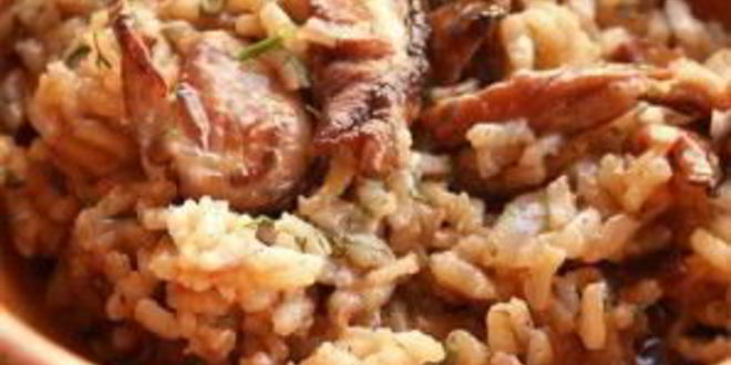 Рецепт ризотто с белыми грибами