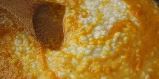 Рецепт ризотто с болгарским перцем