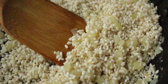 Рецепт ризотто с болгарским перцем