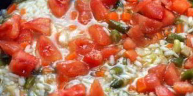 Рецепт ризотто с фасолью