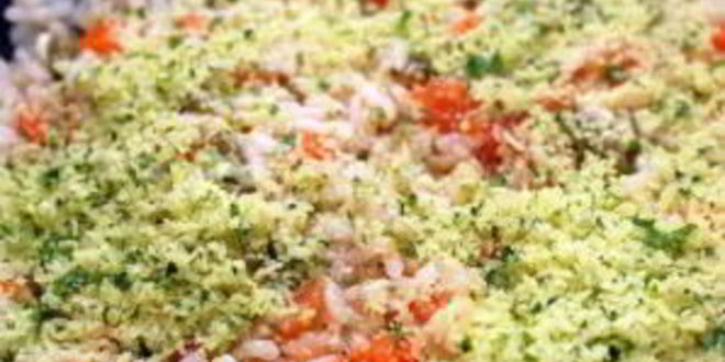 Рецепт ризотто с фасолью