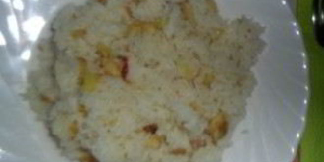 Рецепт ризотто с горошком и кукурузой