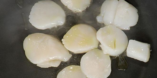 Рецепт ризотто с гребешками