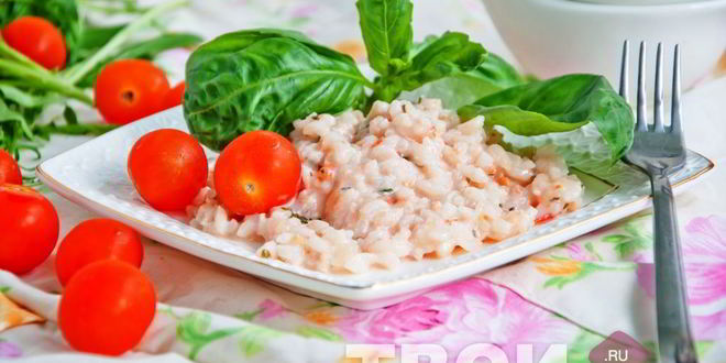 Рецепт ризотто с креветками