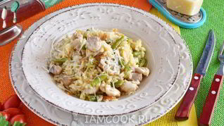 Рецепт Ризотто с курицей и овощами