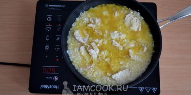 Рецепт ризотто с курицей