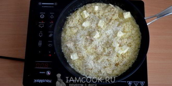 Рецепт ризотто с курицей