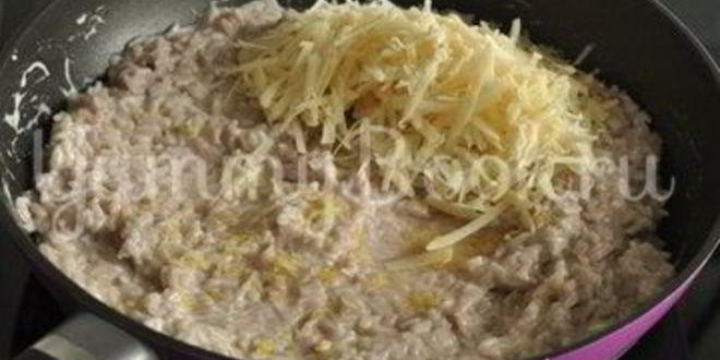 Рецепт ризотто с лимоном