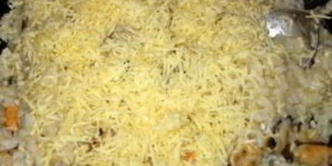 Рецепт ризотто с мидиями