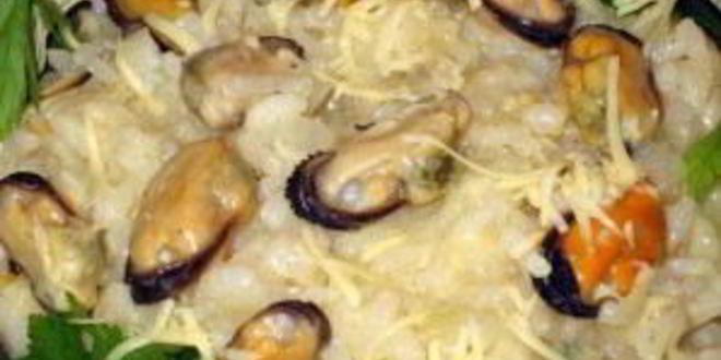 Рецепт ризотто с мидиями