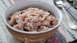 Рецепт Ризотто с морепродуктами в мультиварке