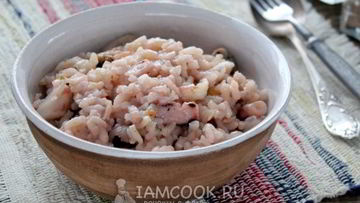 Рецепт Ризотто с морепродуктами в мультиварке