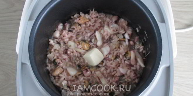 Рецепт ризотто с морепродуктами в мультиварке