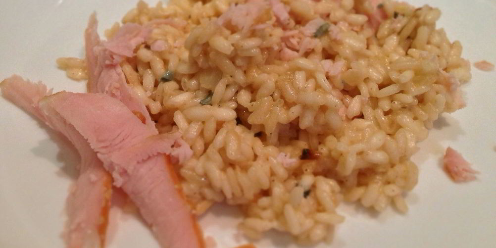 Как приготовить ризотто с окороком и голубым сыром