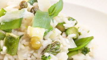 Рецепт Ризотто с овощами и сыром пармезан