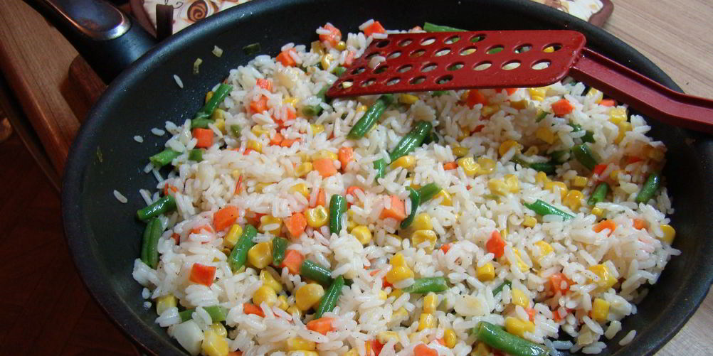 Как приготовить ризотто с овощами, луком и морковью