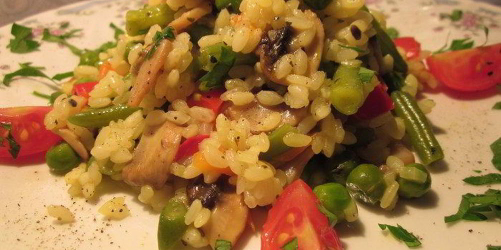 Как приготовить ризотто с овощами